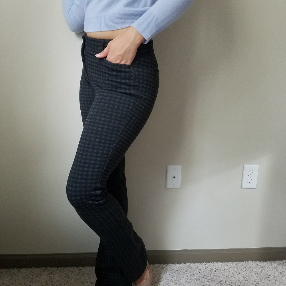 Mid Rise Plaid Barely Boot Columnist Pant Long - image 3